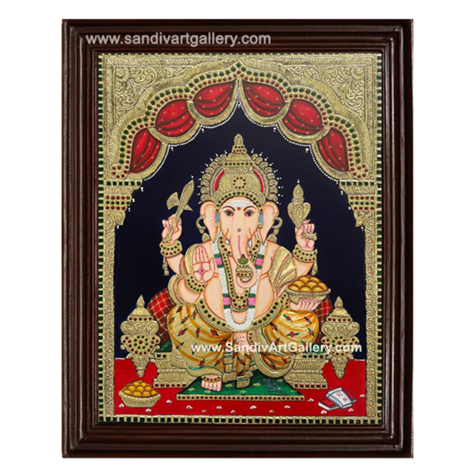Vinayaga Tanjore Painting